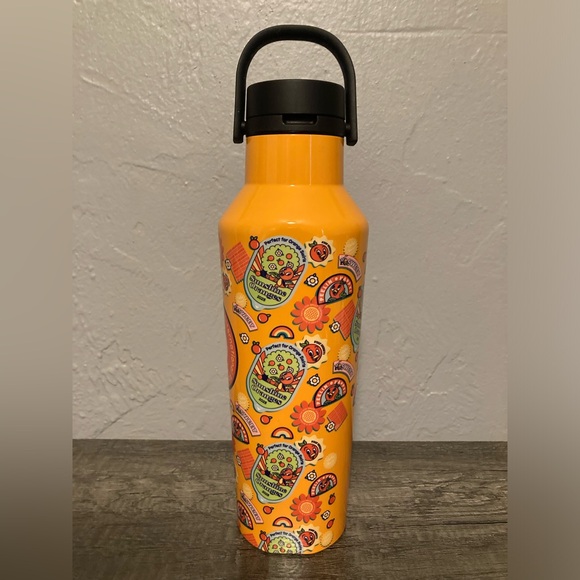 Epcot International Flower and Garden Orange Bird Corkcicle Water Bottle - Picture 6 of 11